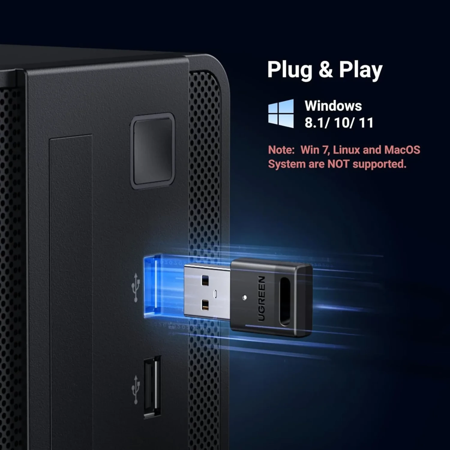 Adaptador USB Bluetooth 5.3 — foto 3