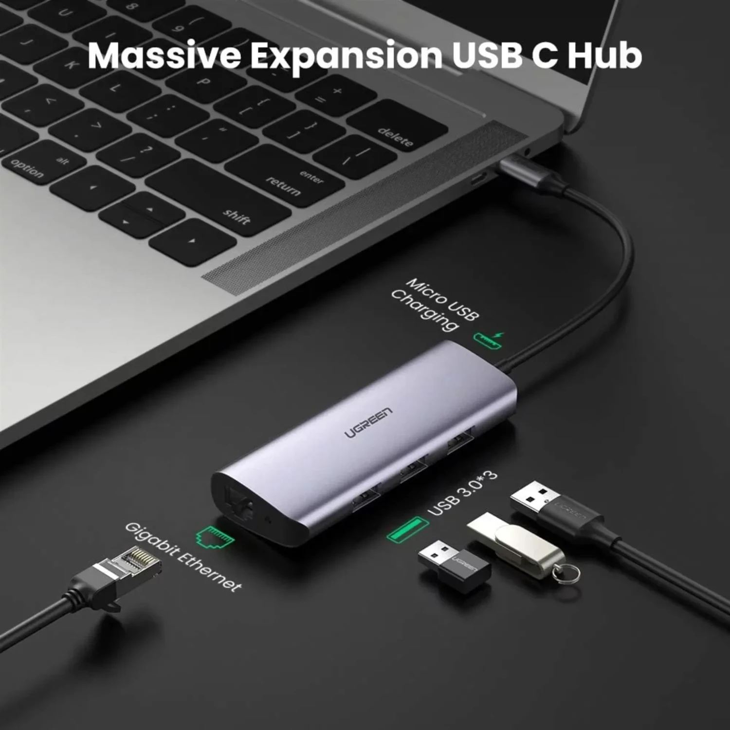 Adaptador Multifuncion 4 en 1 Ugreen — foto 4