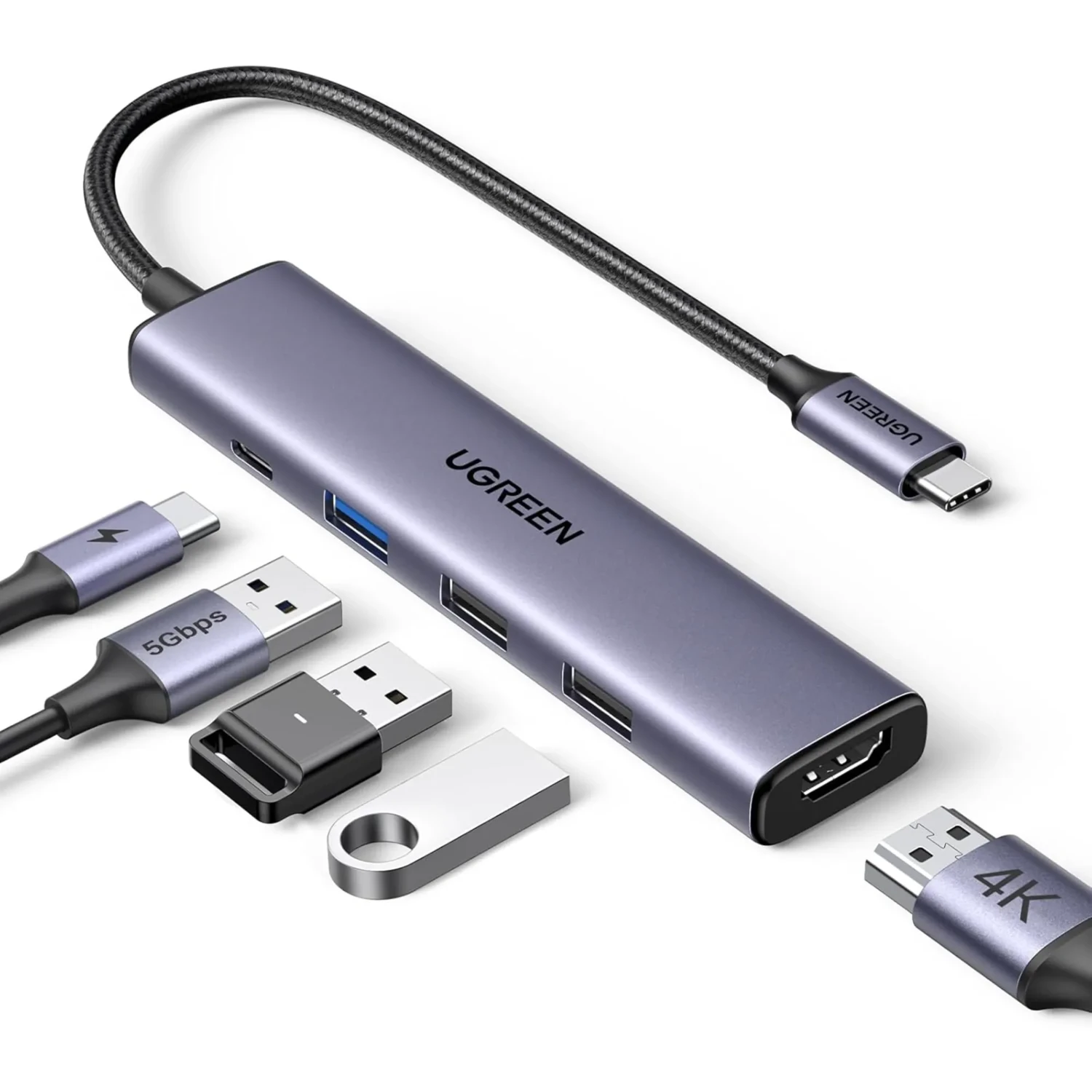 Adaptador Ugreen Revodok 5en1 — foto 1