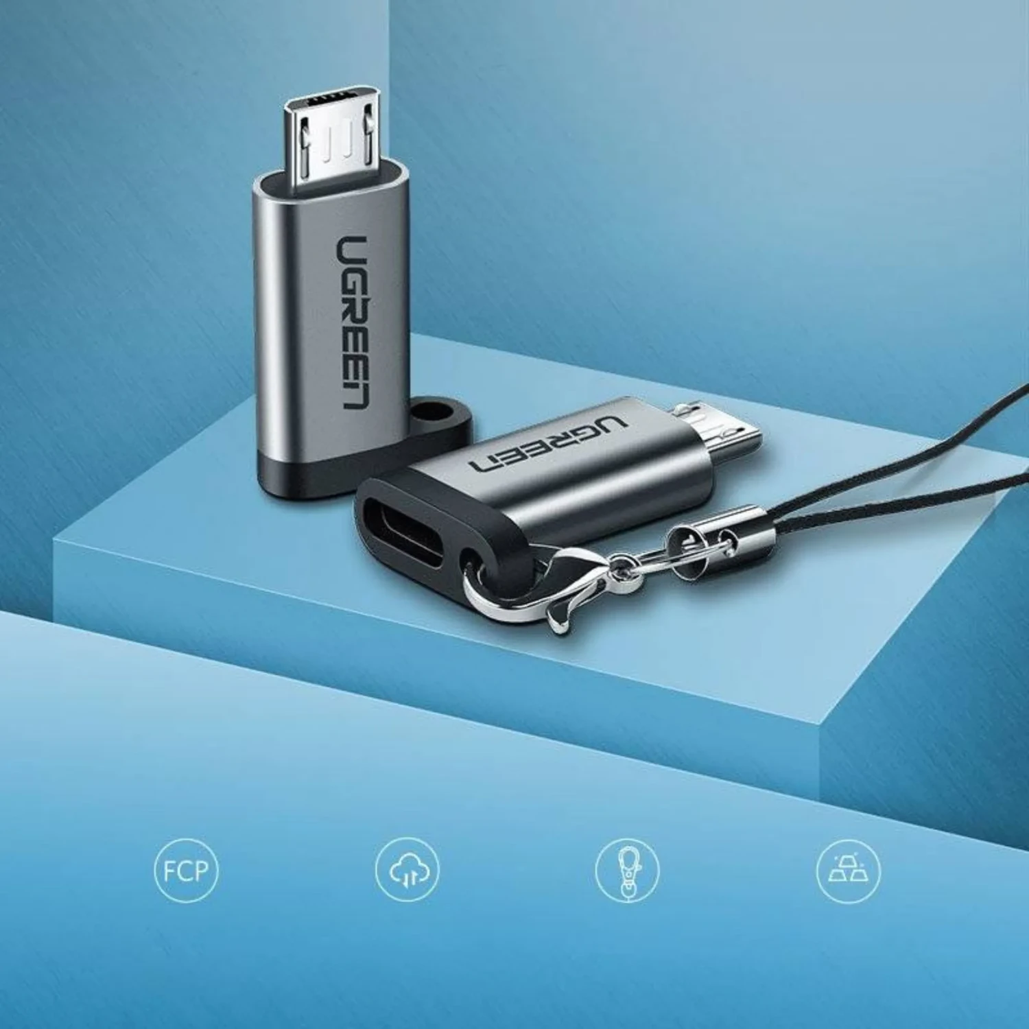 Adaptador Usb-c a Micro USB 2.0 Ugreen — foto 2