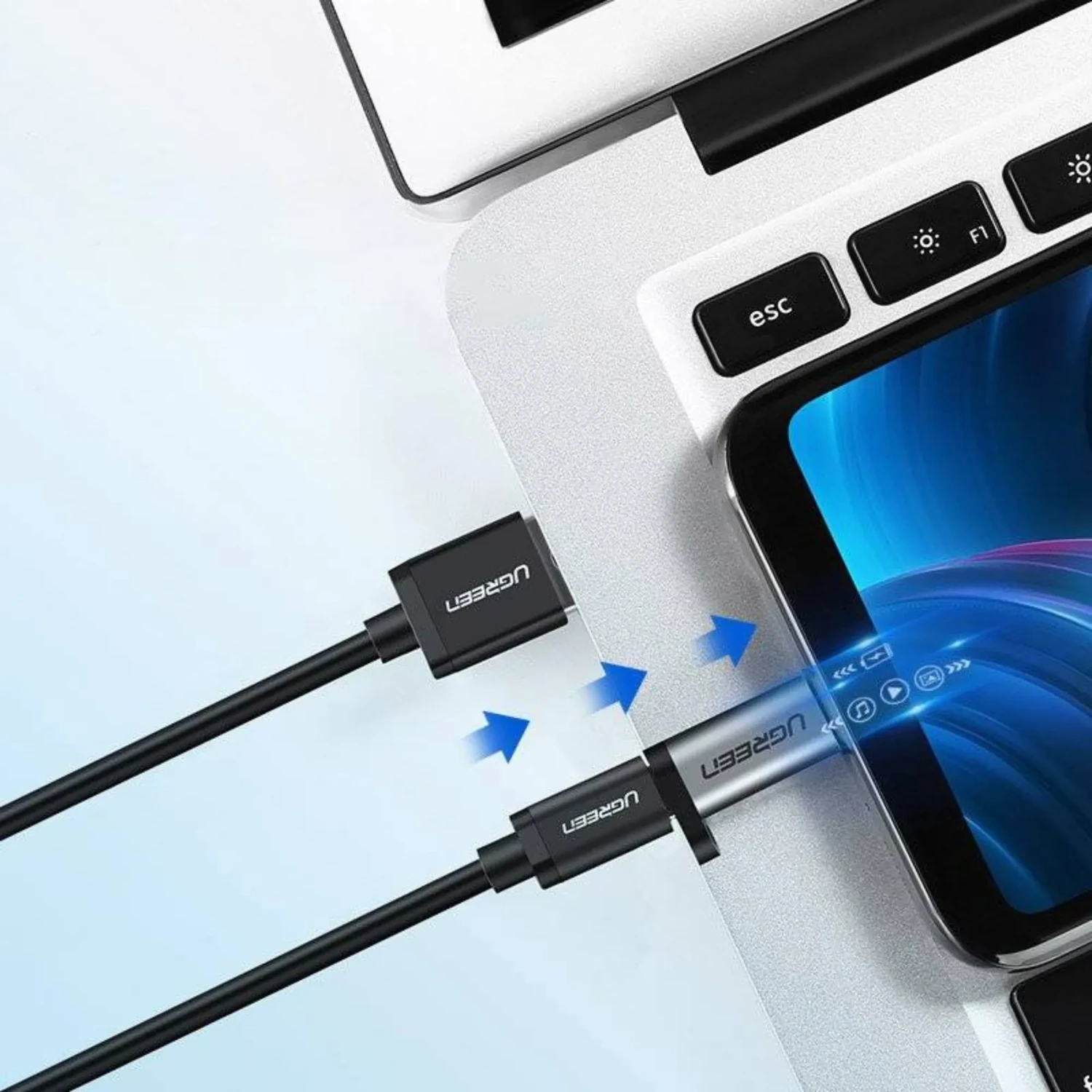 Adaptador Usb-c a Micro USB 2.0 Ugreen — foto 5