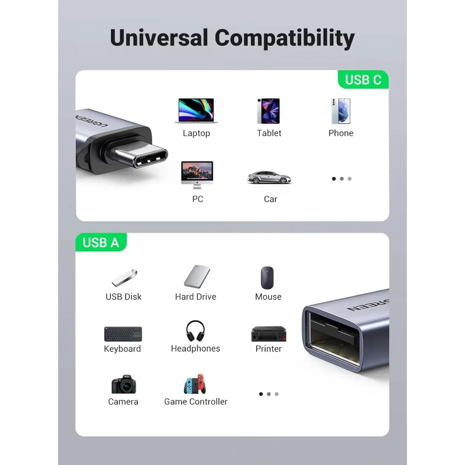 Adaptador Usb-c Otg Ugreen — foto 3