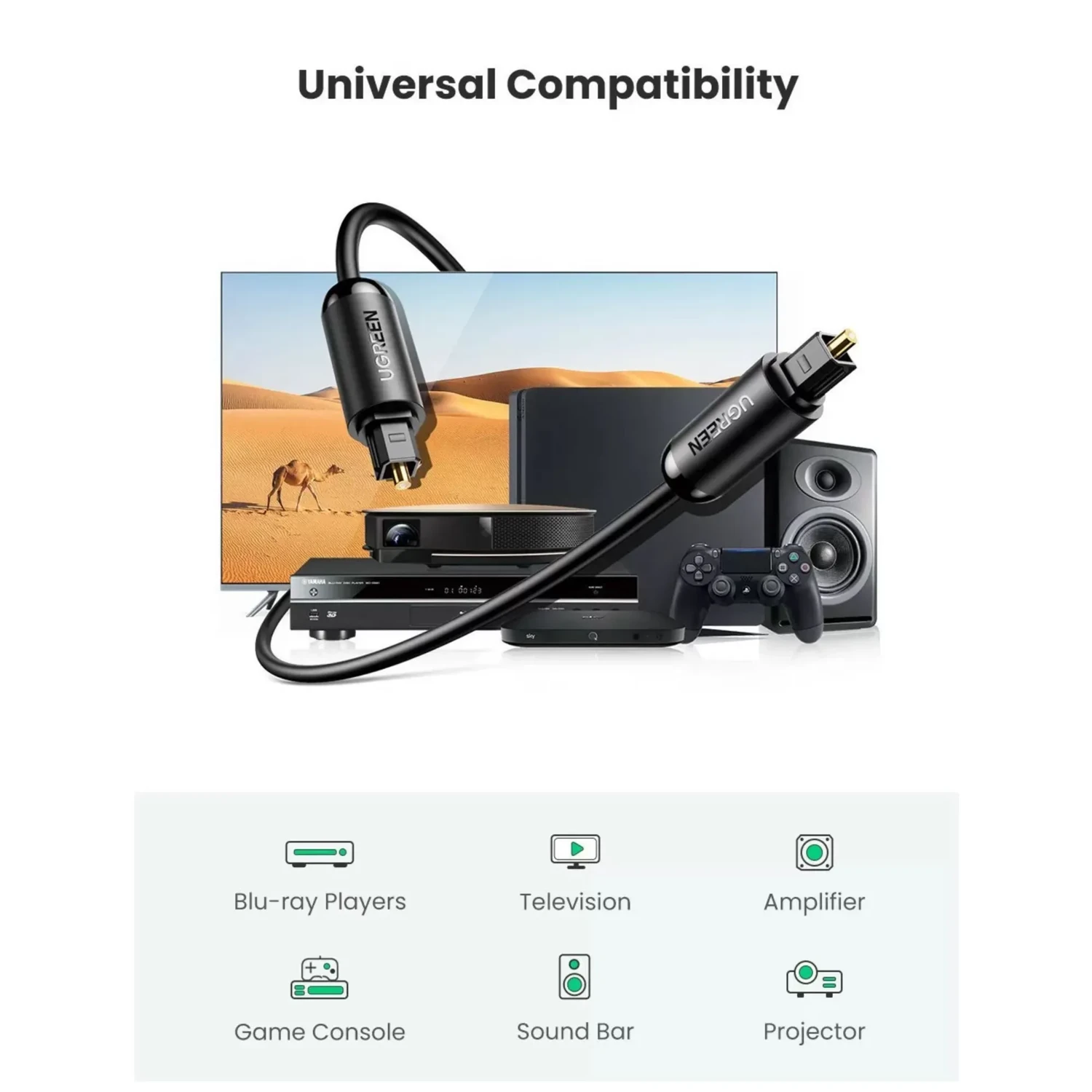 Cable de Audio Optico Premium — foto 2