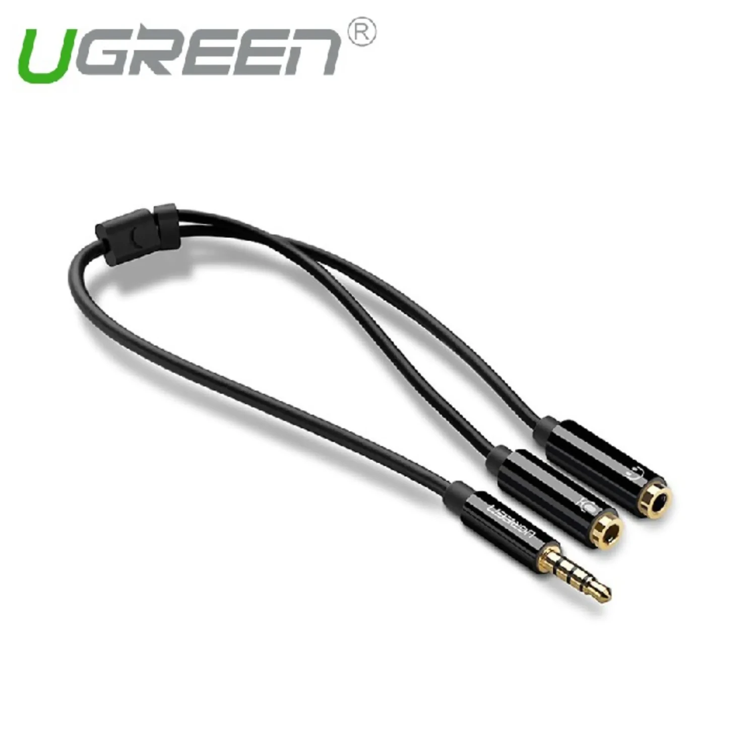 Cable de Audio 3.5mm Macho a 2 Hembra — foto 1