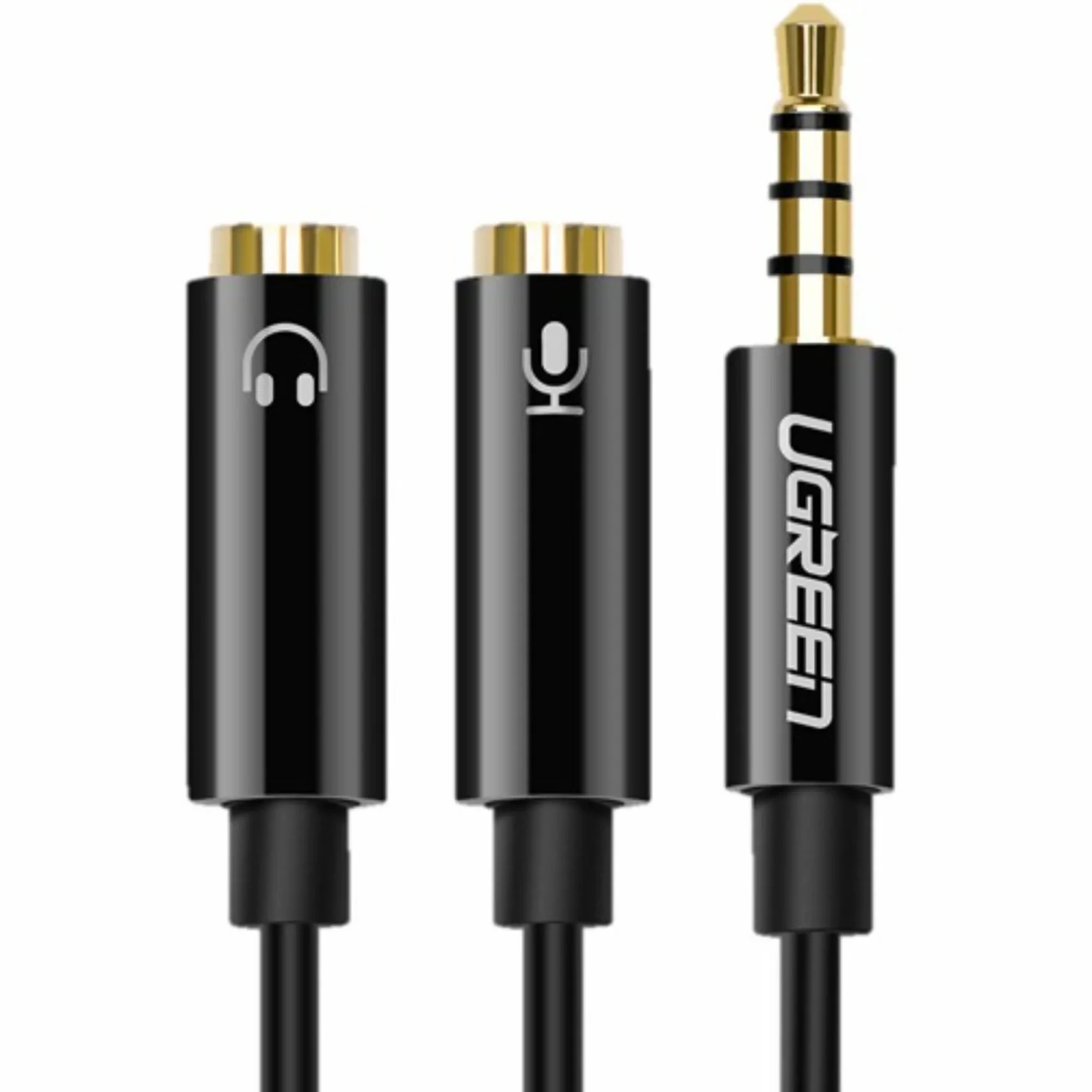 Cable de Audio 3.5mm Macho a 2 Hembra — foto 4
