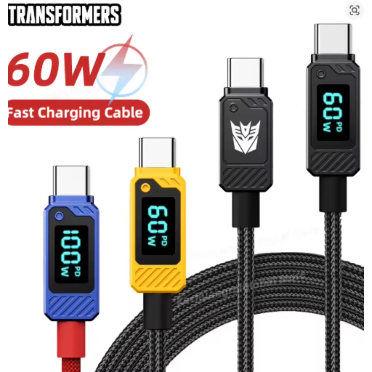 Cable de Carga Rapida Pd60w Tipo-c — foto 7