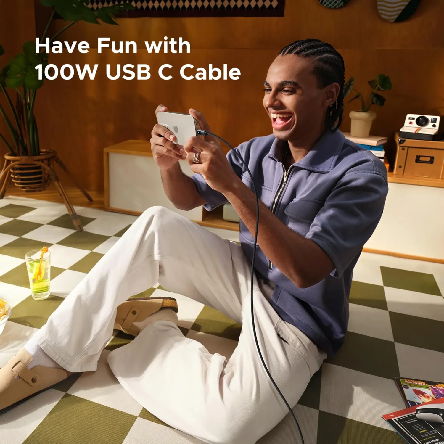 Cable de Carga Robot Usb-c a Usb-c 100w — foto 8