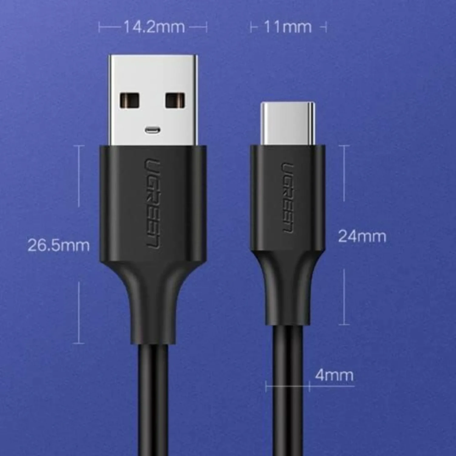 Cable de Carga USB 2.0 a Usb-c Plateado — foto 3