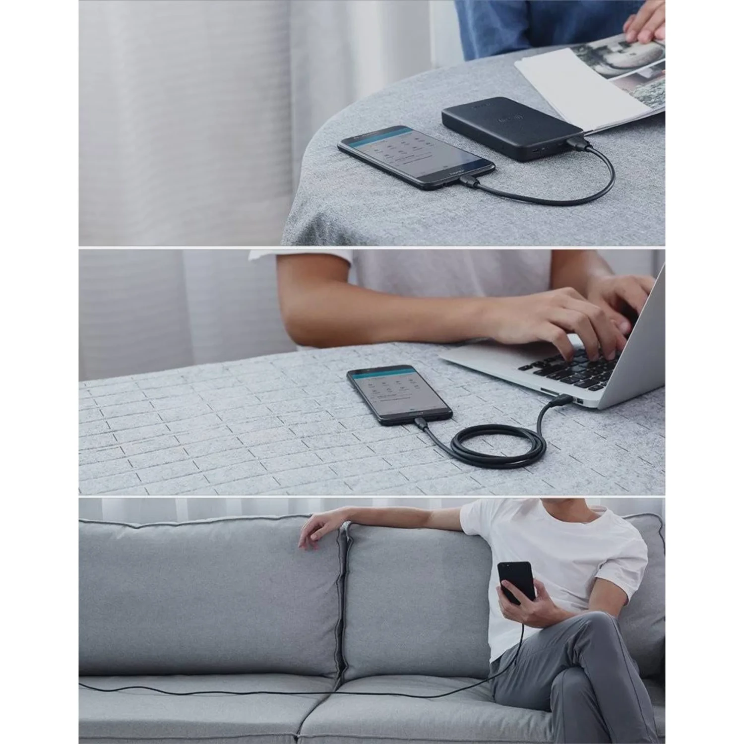 Cable Usb-a a Micro USB Ugreen 1M — foto 3
