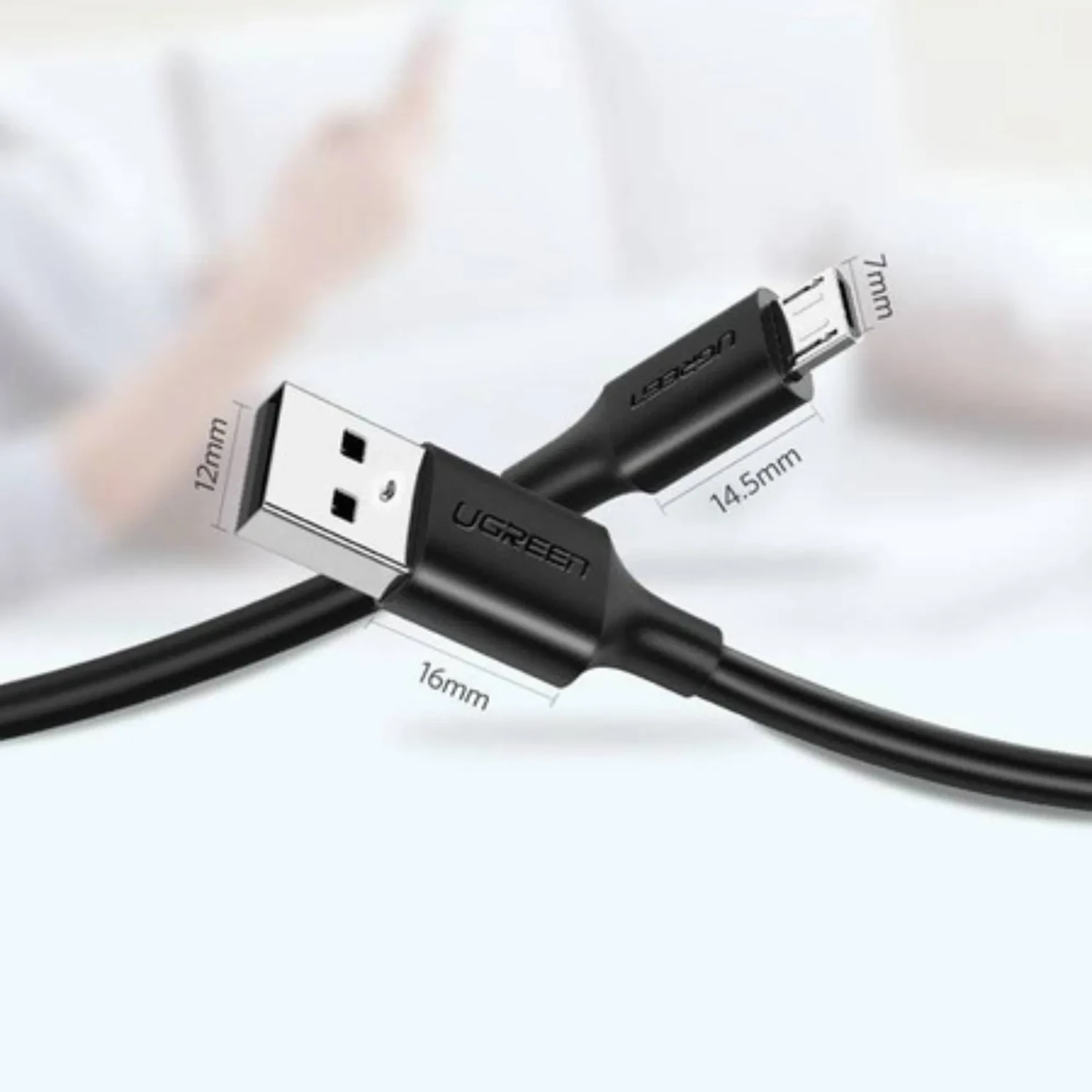 Cable Usb-a a Micro USB Ugreen 1M — foto 4
