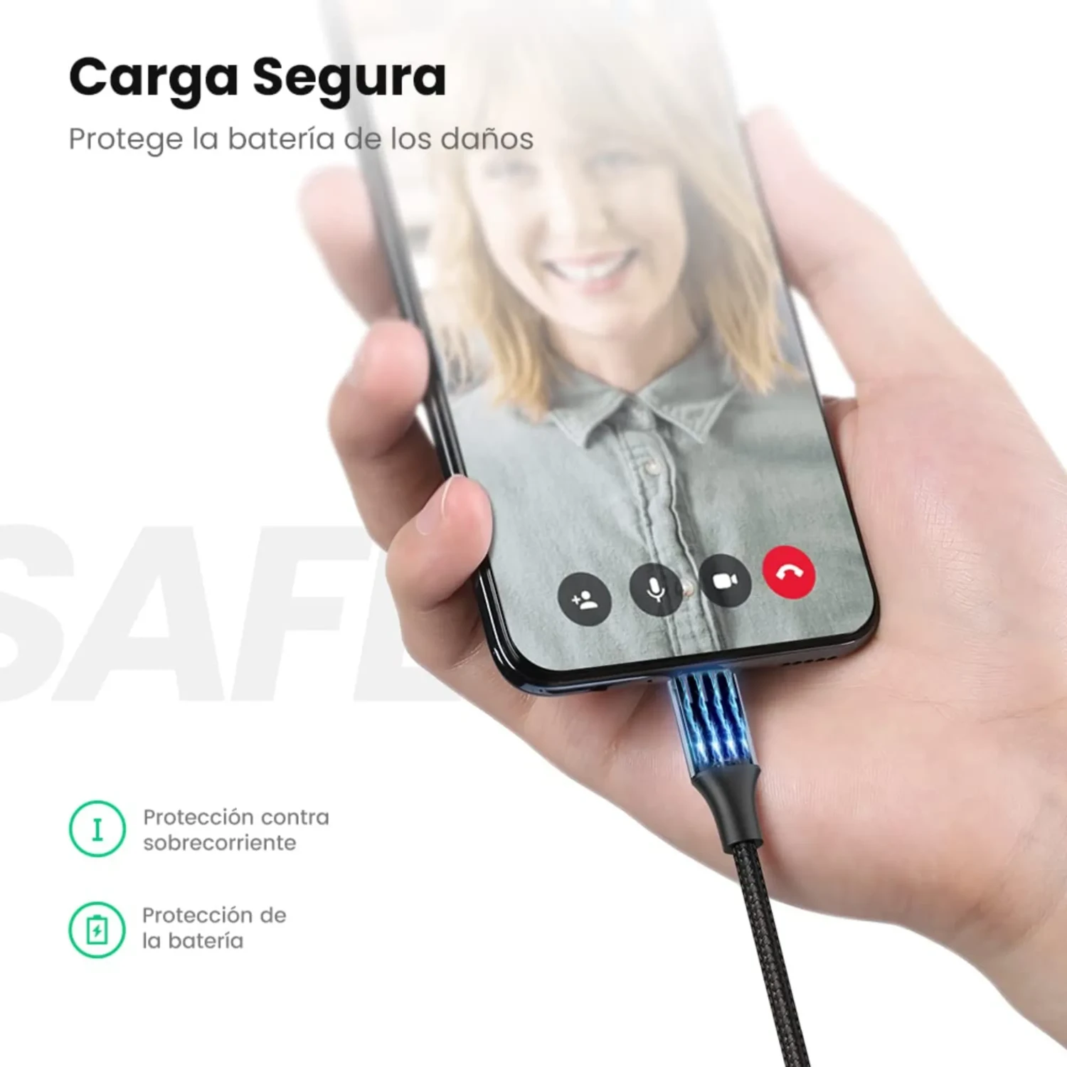 Cable Micro USB Trenzado Ugreen — foto 5