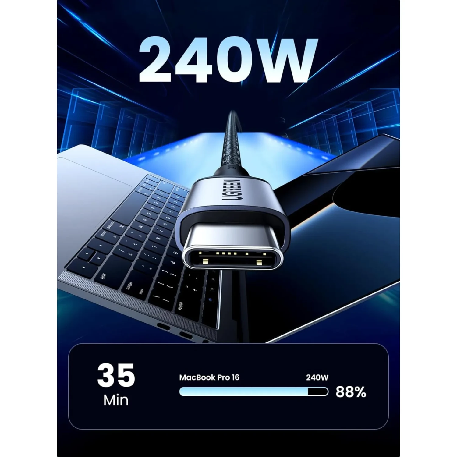 Cable Usb-c a Usb-c 240w Ultra Power — foto 2