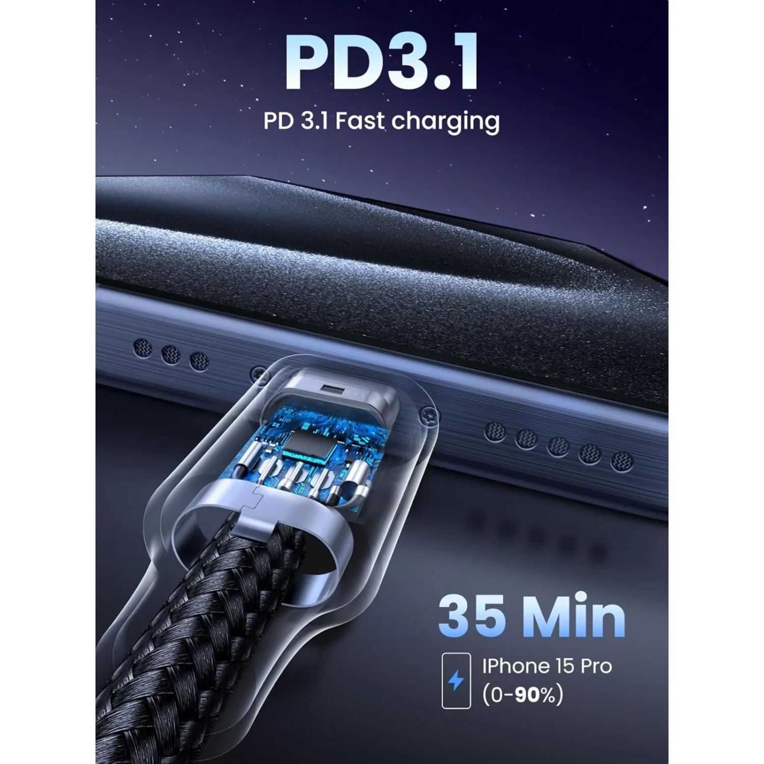 Cable Usb-c a Usb-c 240w Ultra Power — foto 3