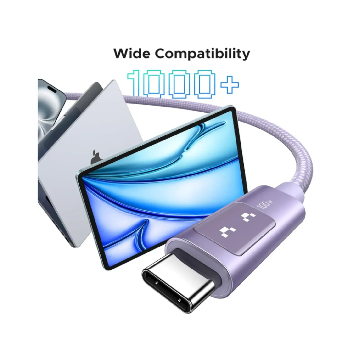 Cable Usb-c a Usb-c 100w Pantalla LED — foto 5