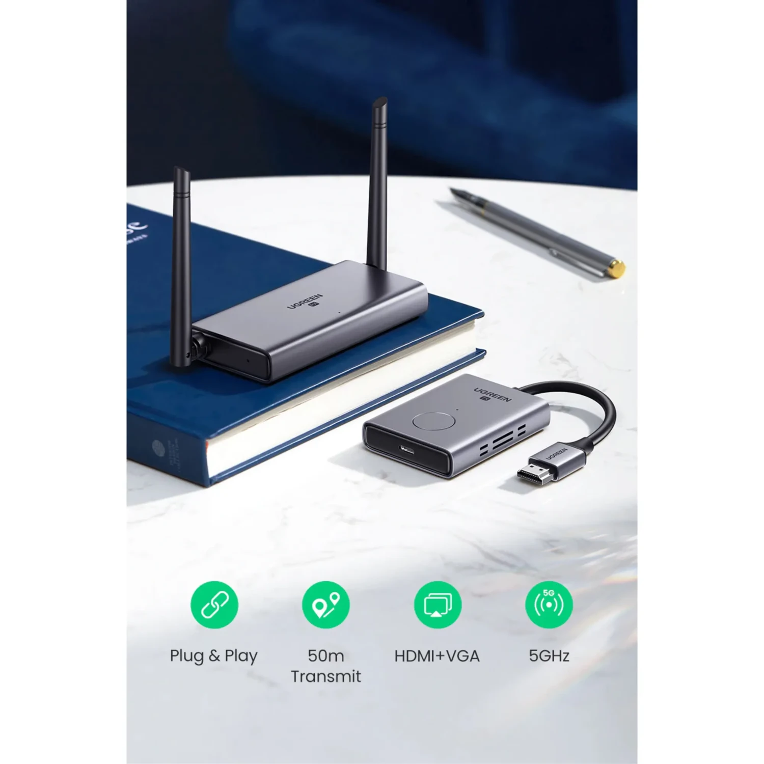 Extensor HDMI Inalambrico de 50m — foto 2