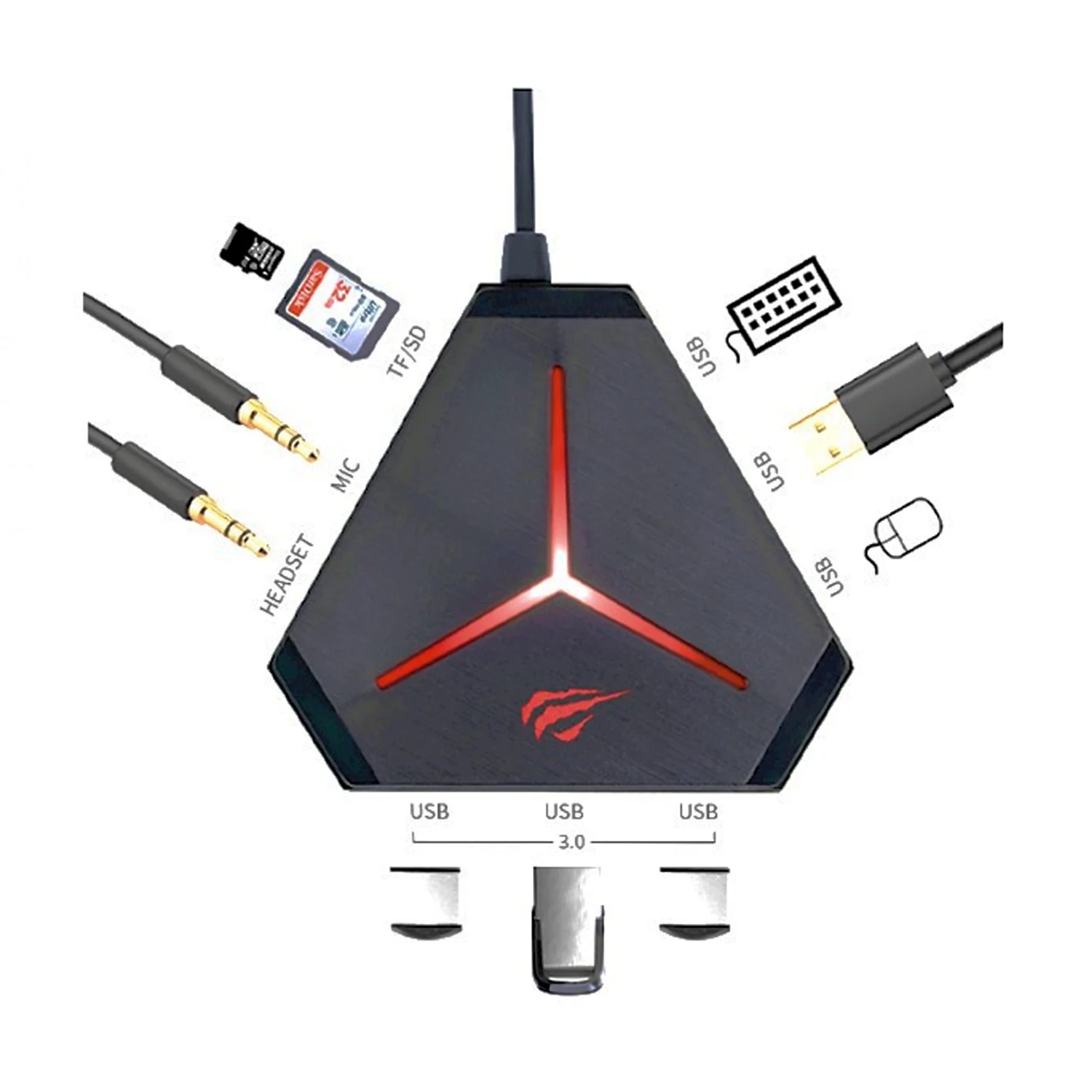 Hub Multifuncion Gamenote — foto 2