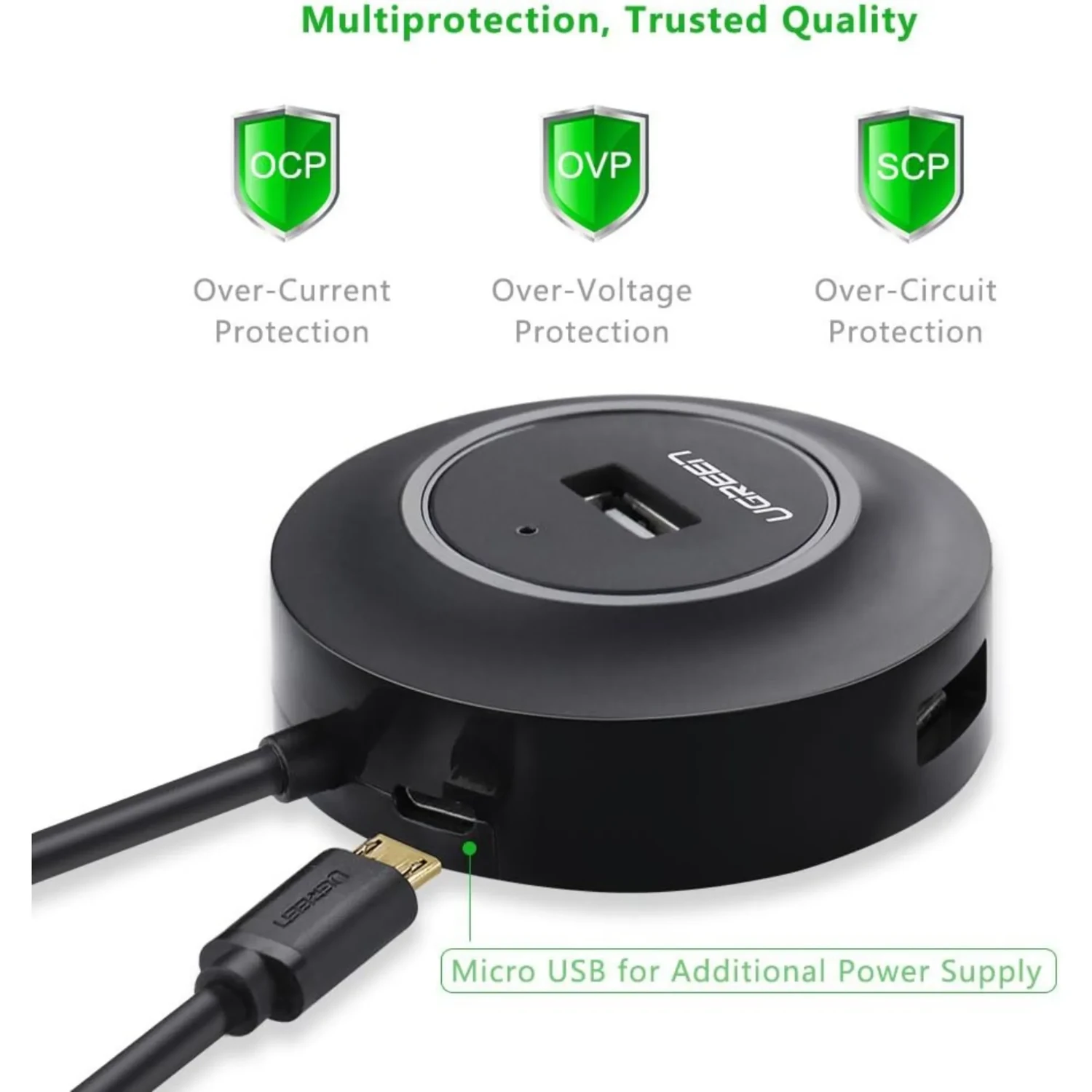 Hub USB 2.0 de 4 Puertos — foto 2
