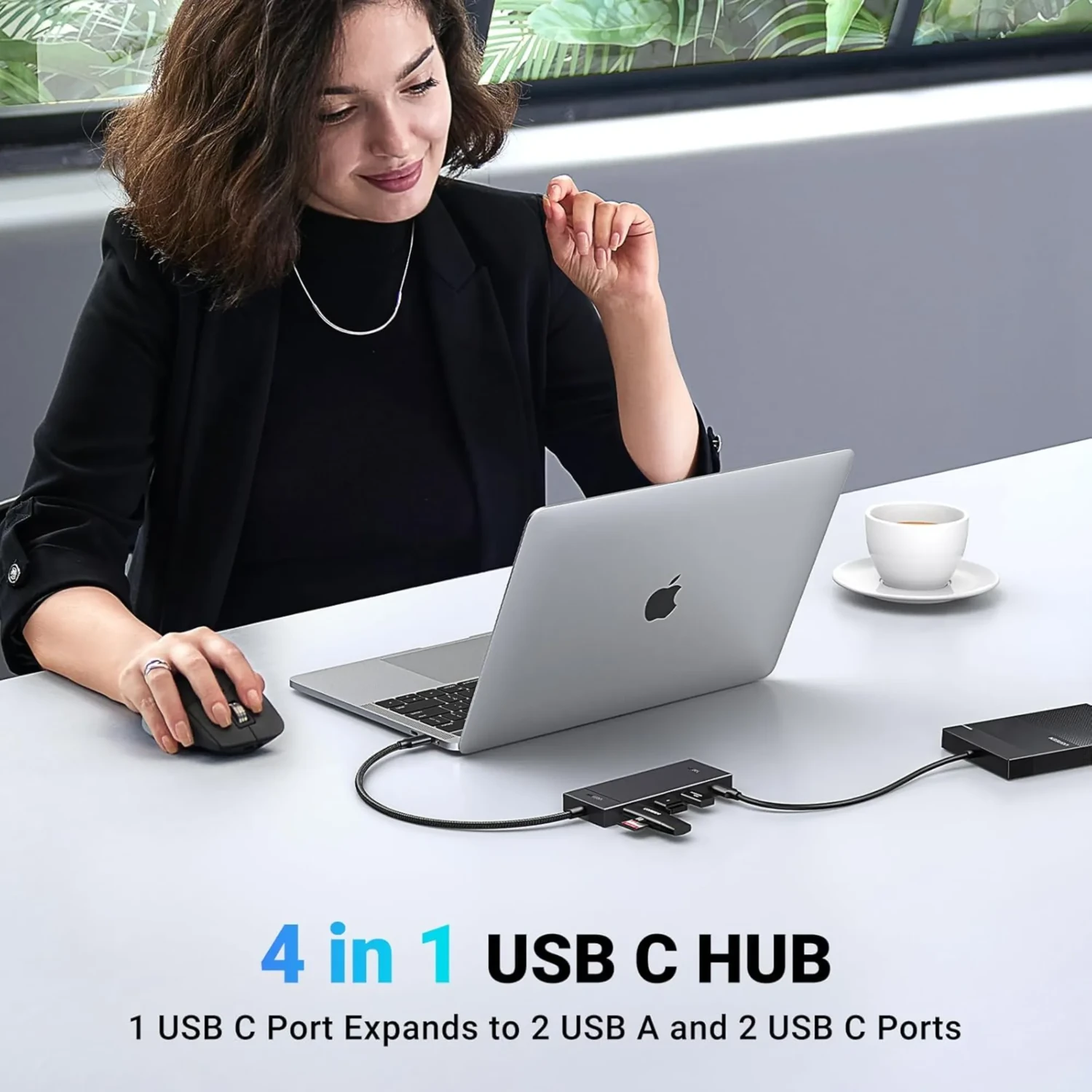 Hub Ugreen Usb-c To 2xusb-a + 2xusb-c — foto 3