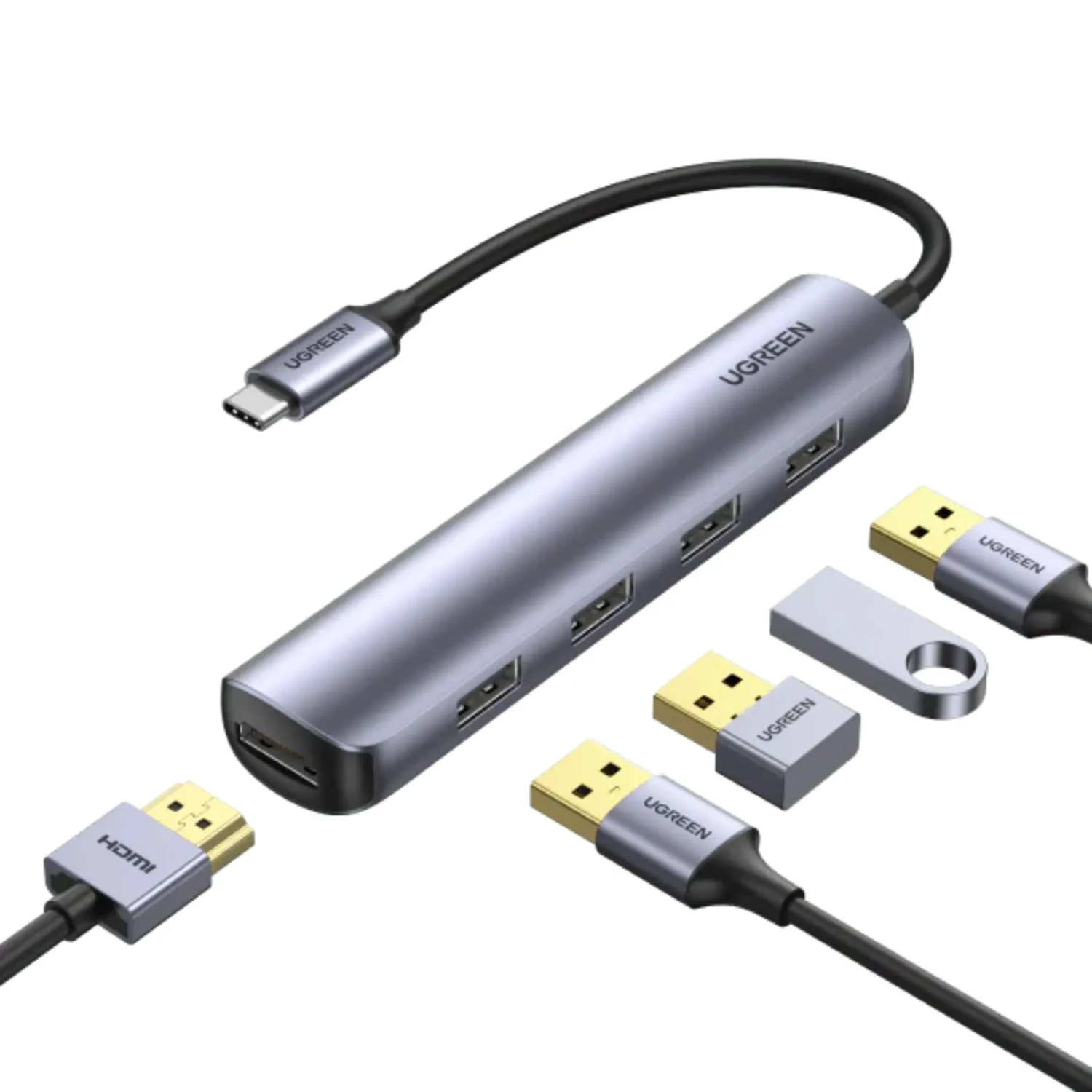 Hub Multipuertos USB + HDMI Ultradelgado — foto 1