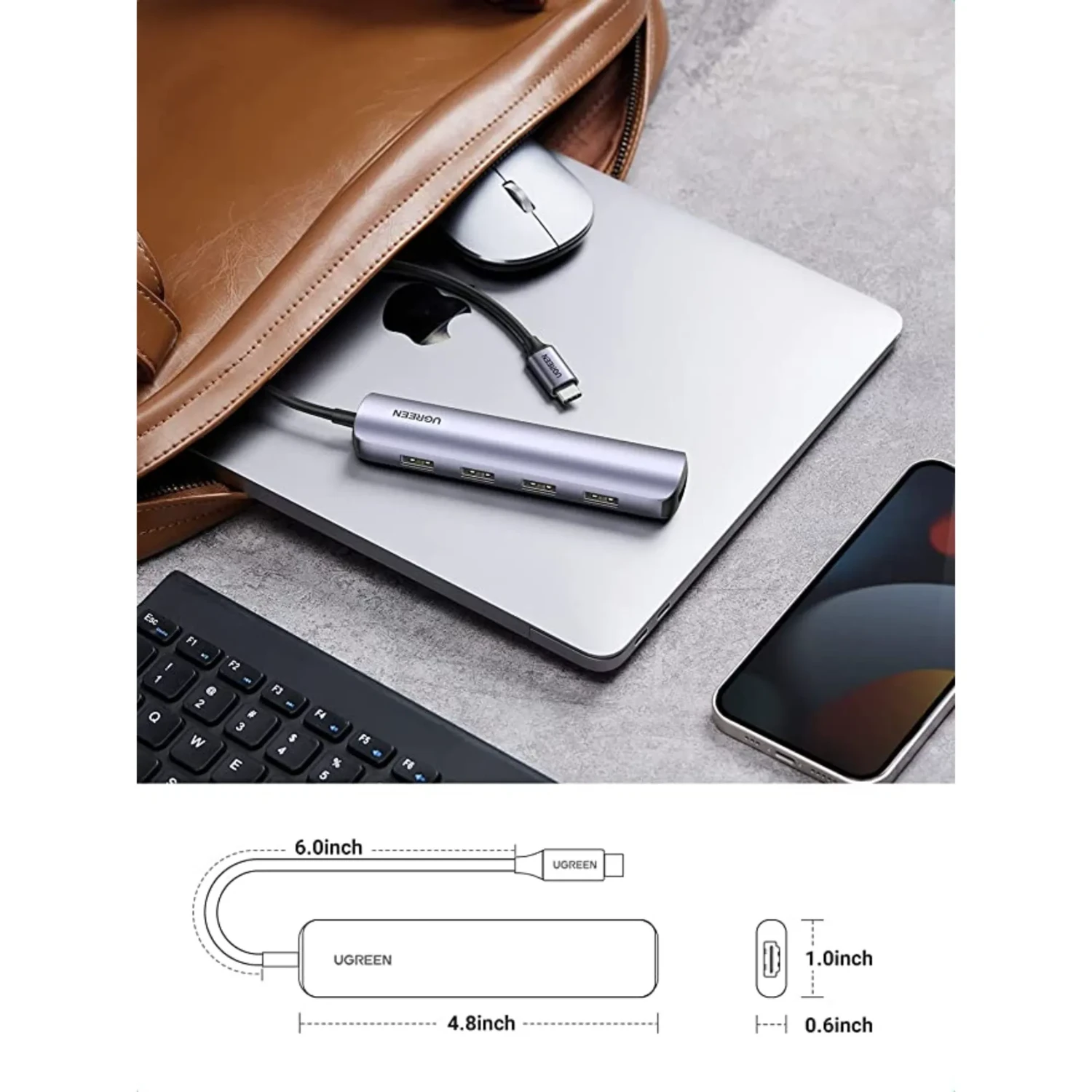 Hub Multipuertos USB + HDMI Ultradelgado — foto 5