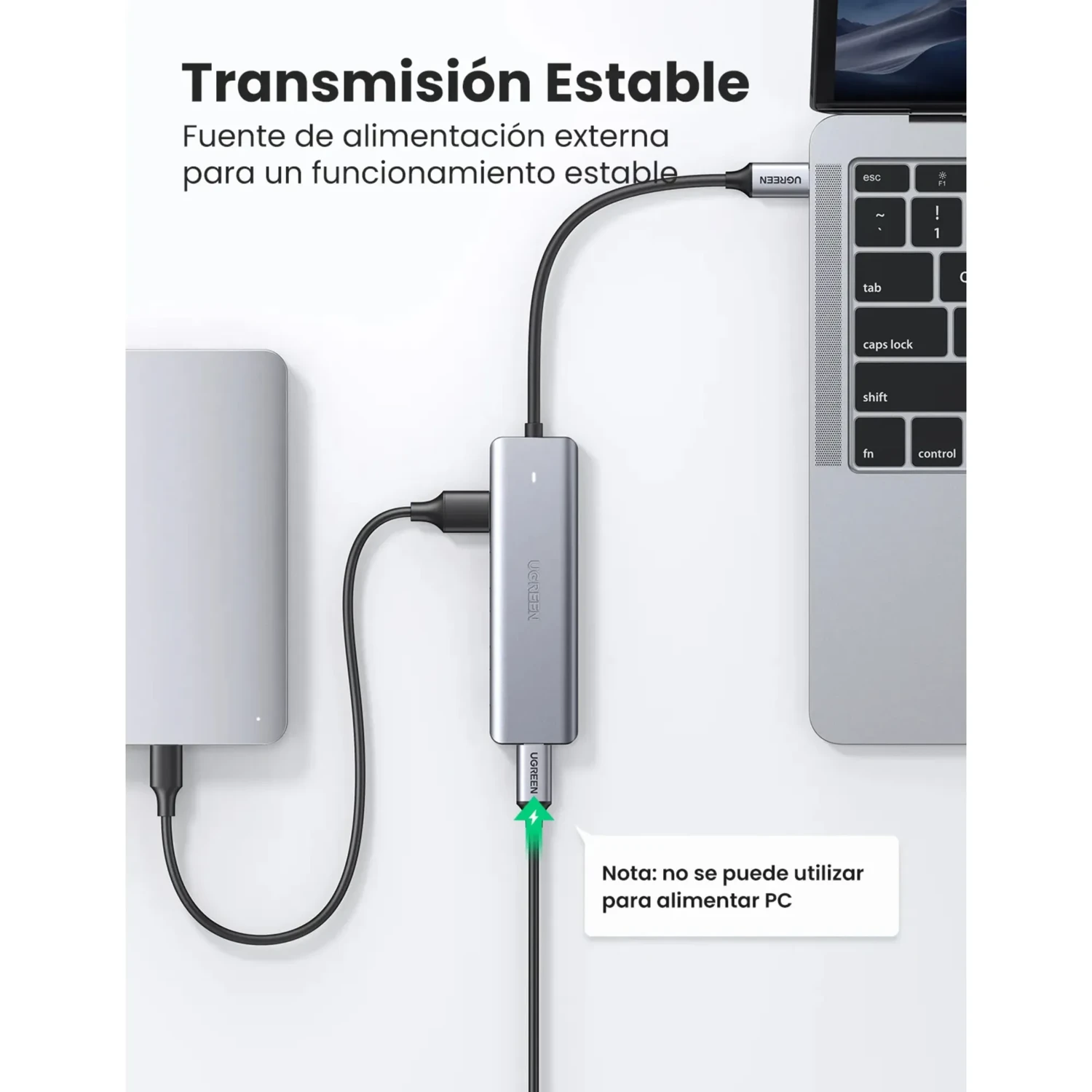 Hub Usb-c 4 Puertos Ugreen — foto 3