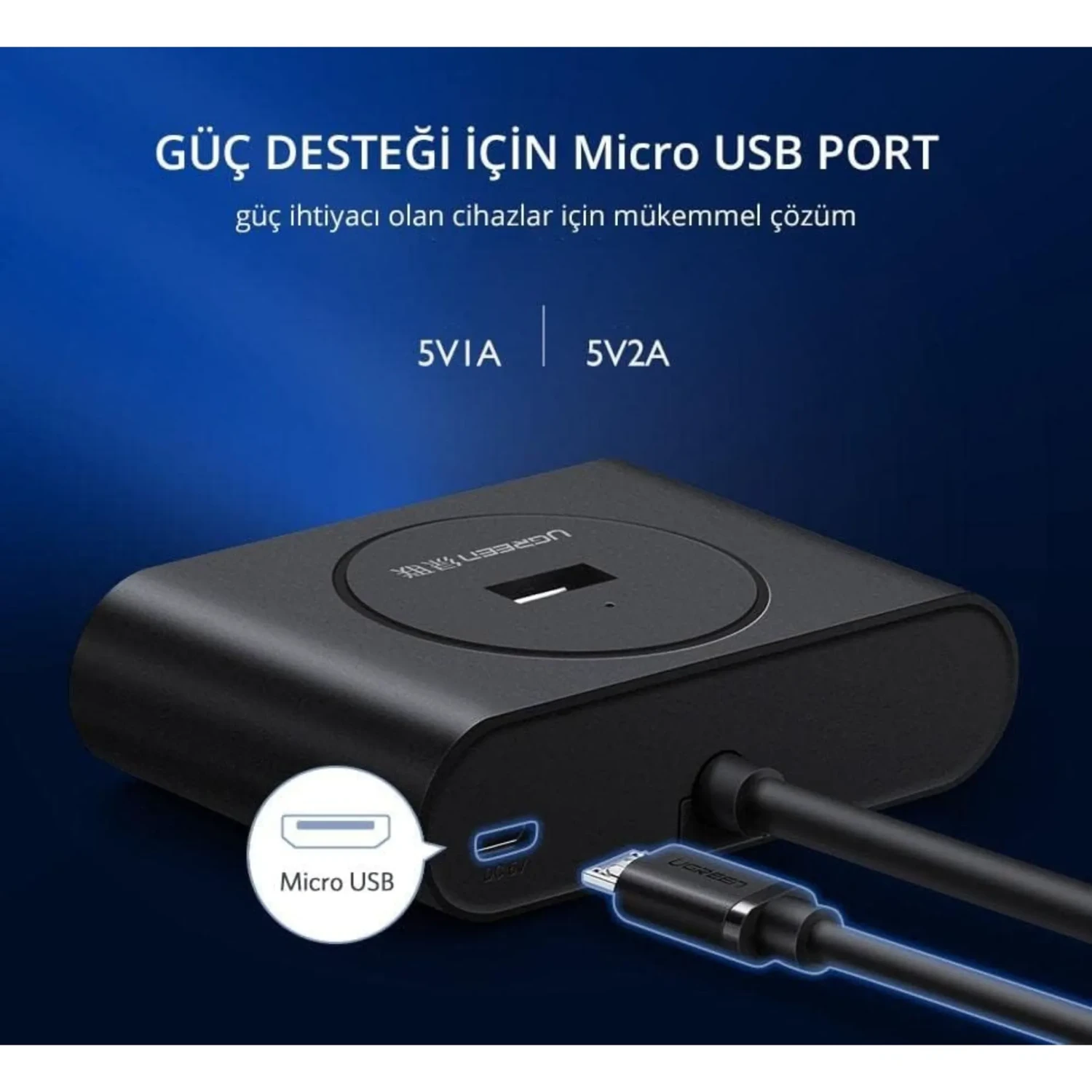 Hub USB 3.0 con Adaptador Tipo-c — foto 6
