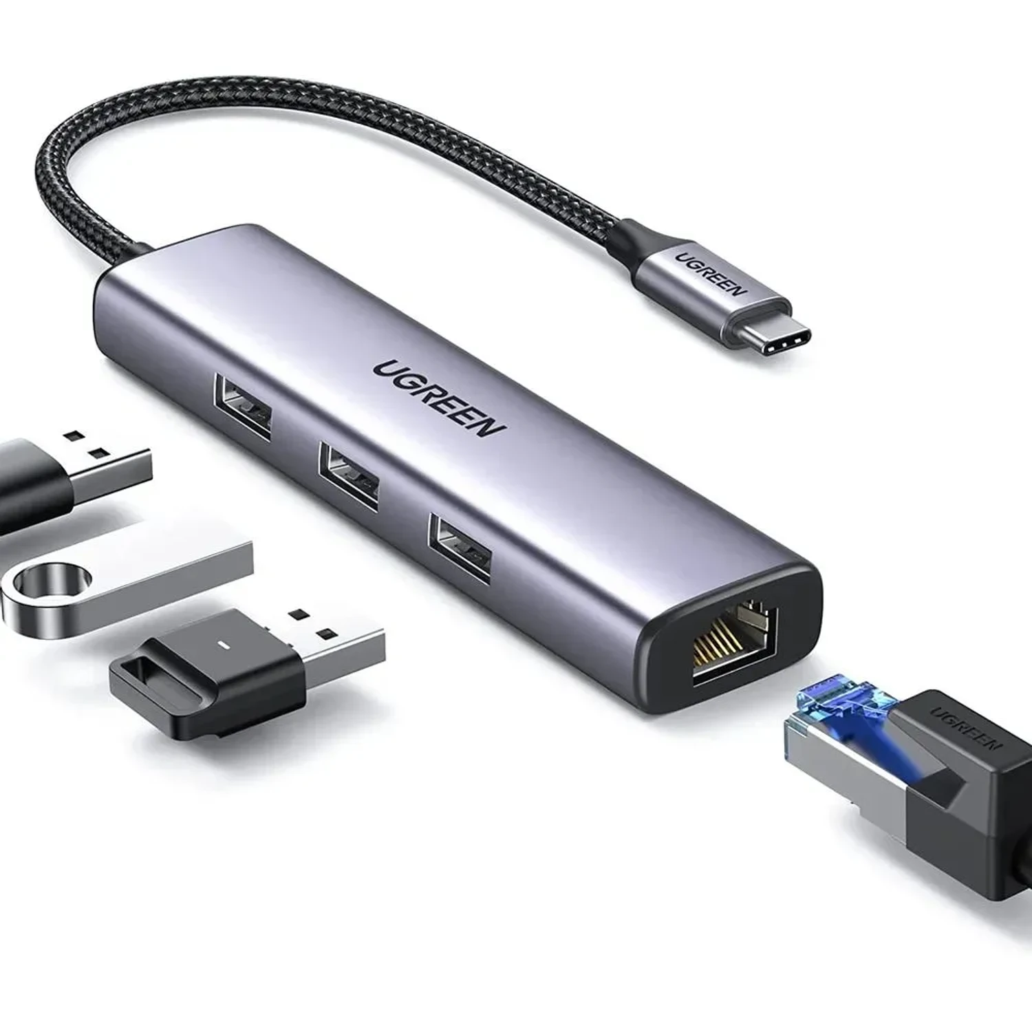 Hub Usb-c 4 en 1 Gigabit — foto 1