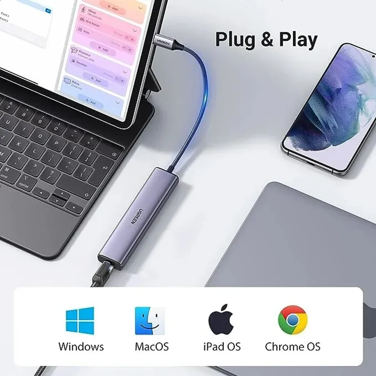 Hub Usb-c 4 en 1 Gigabit — foto 2