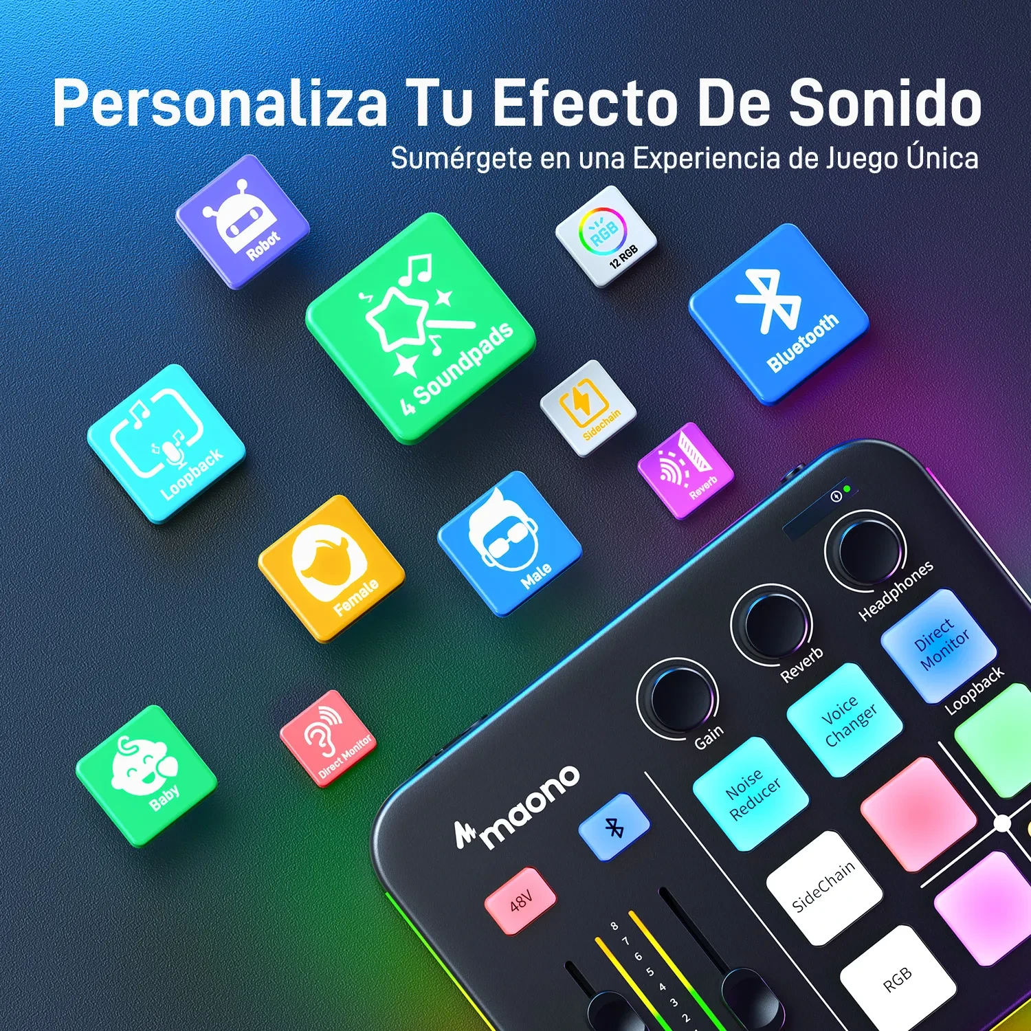 Mezclador de Audio para Streaming Gamer — foto 9