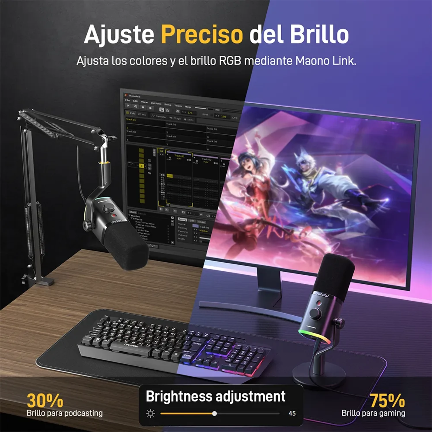 Microfono Dinamico Usb/xlr RGB — foto 7