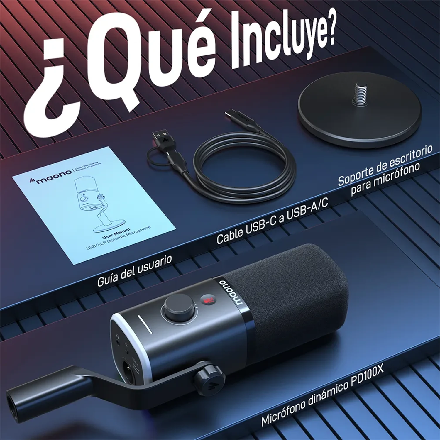 Microfono Dinamico Usb/xlr RGB — foto 9