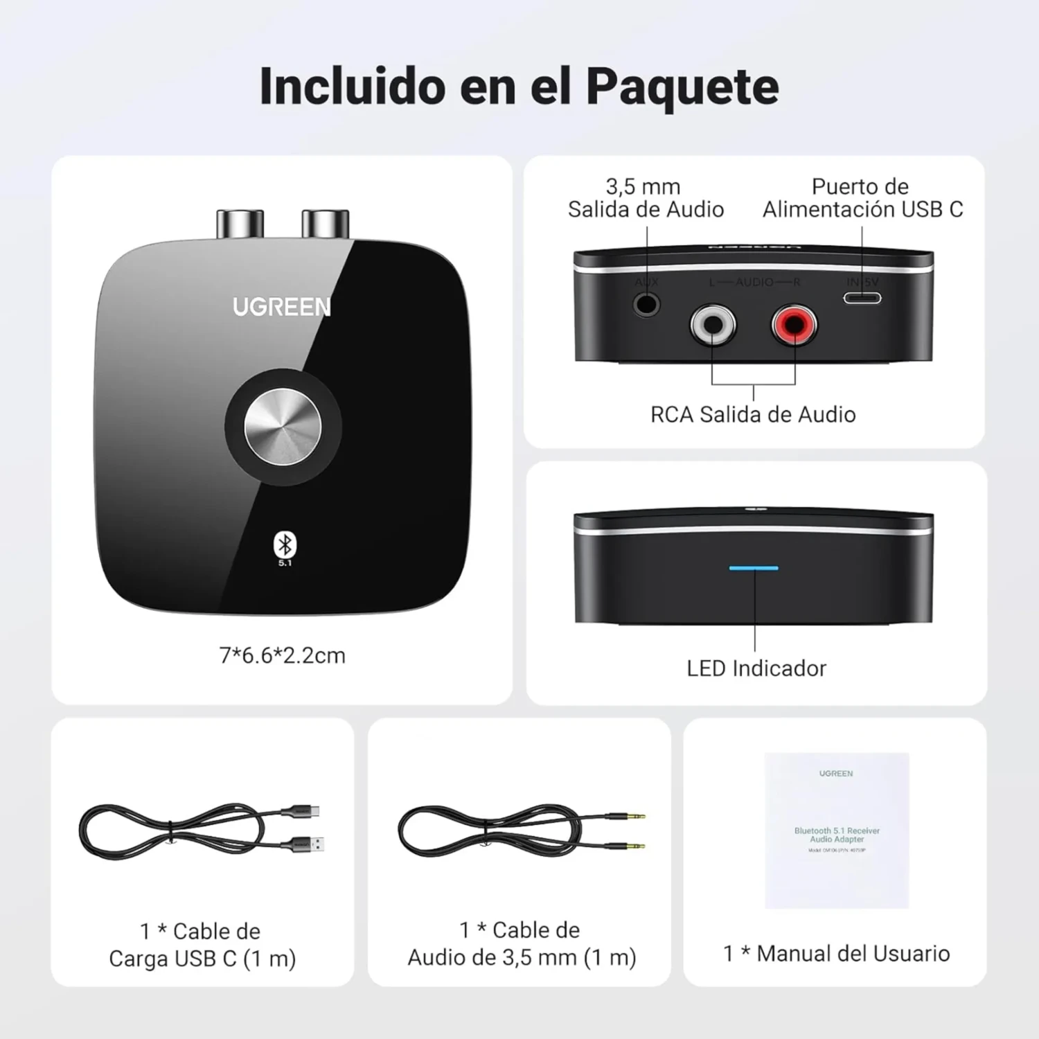 Receptor de Audio Bluetooth 5.1 Aptx HD — foto 8