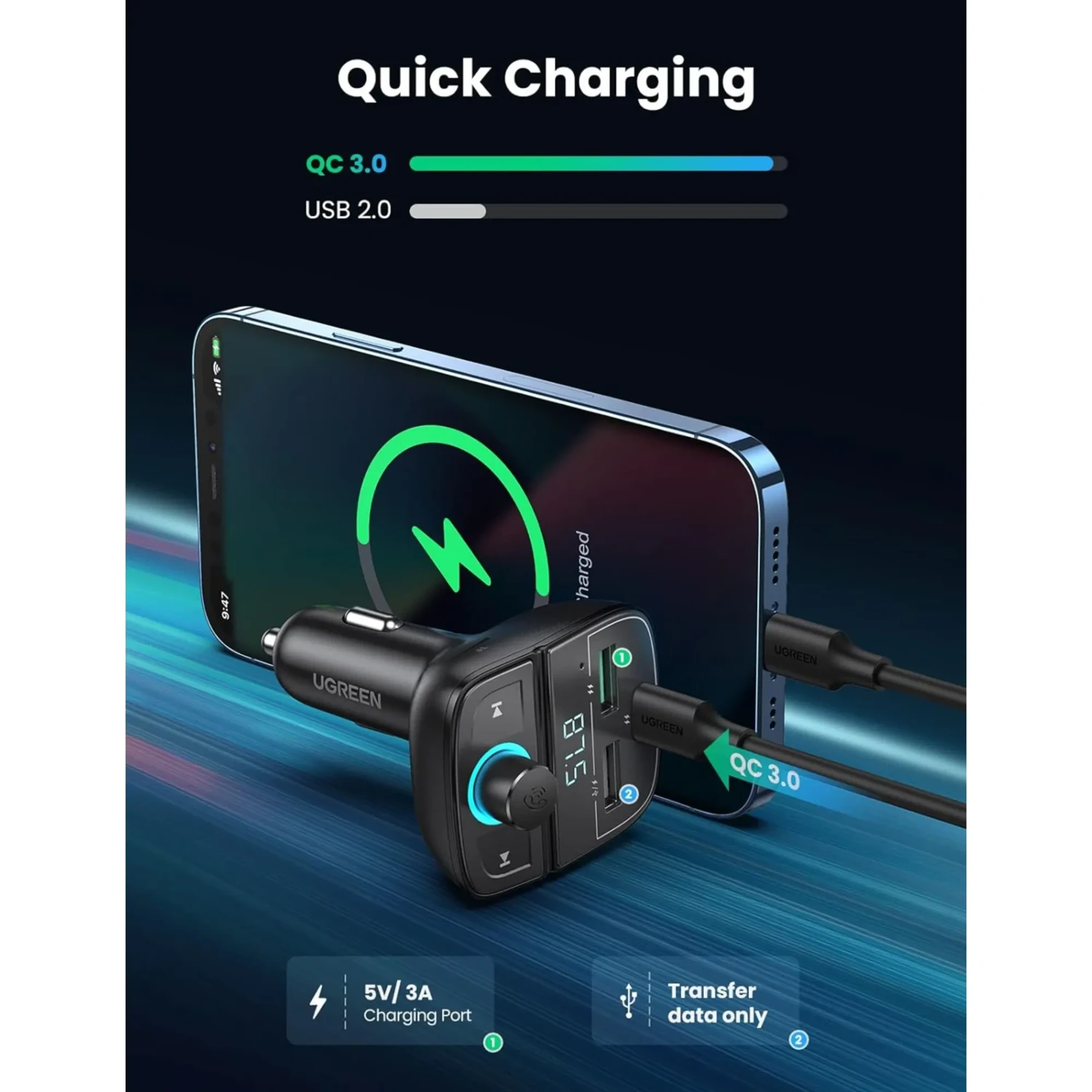 Transmisor Bluetooth 5.0 para Coche — foto 2