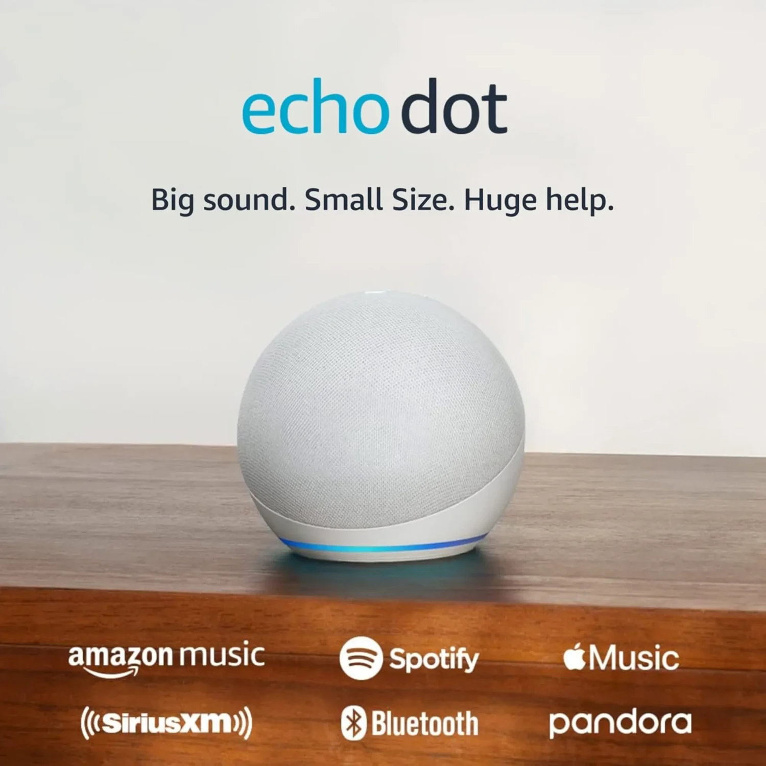 Alexa Echo Dot 5ta Gen - Blanco Glaciar — foto 2