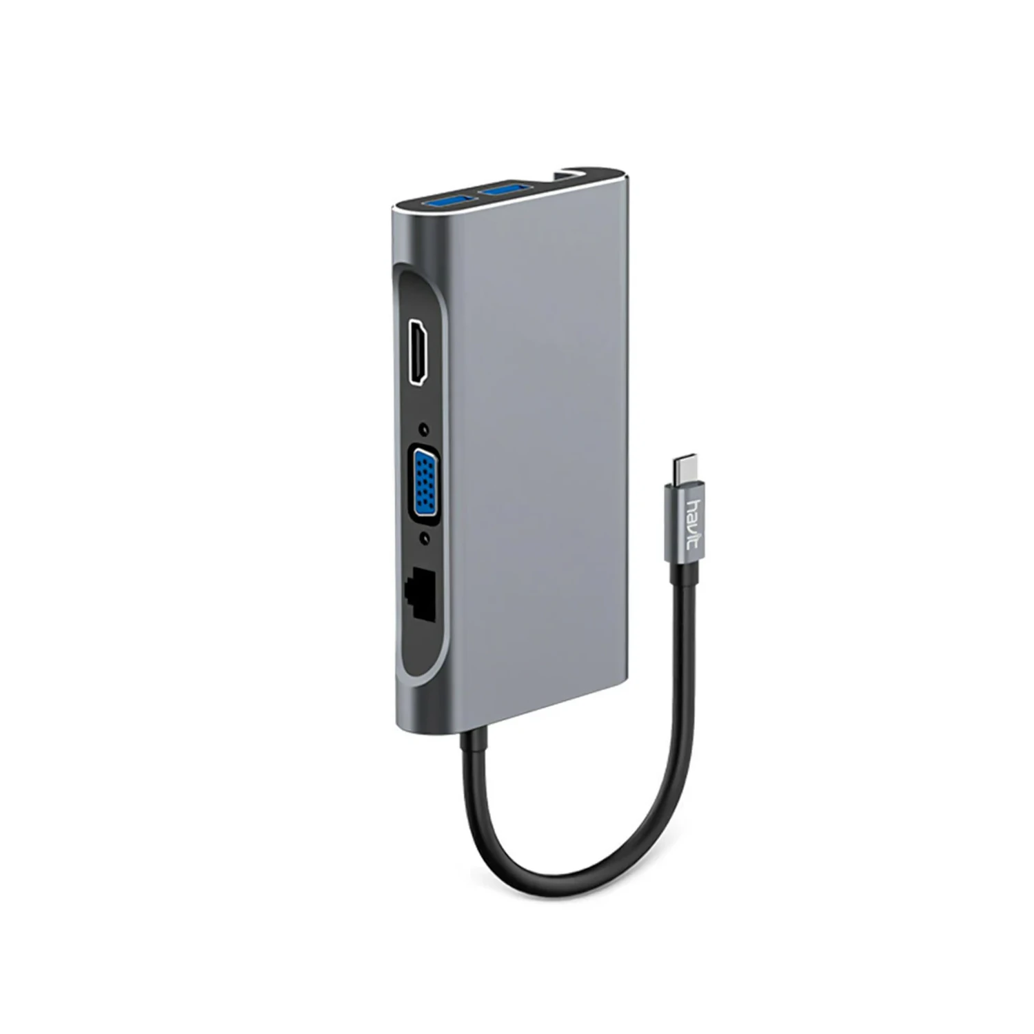 Type-c TO Hub (usb 3) + PD + HDMI + VG — foto 1