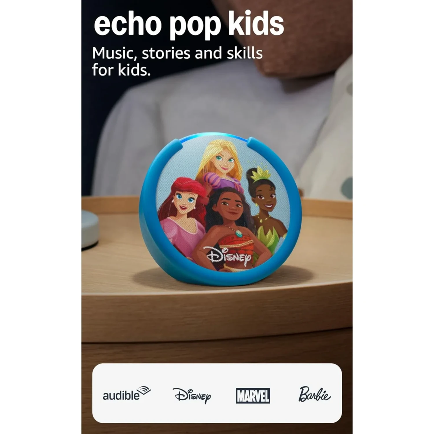 Amazon Echo Pop Kids Princesa Disney — foto 2