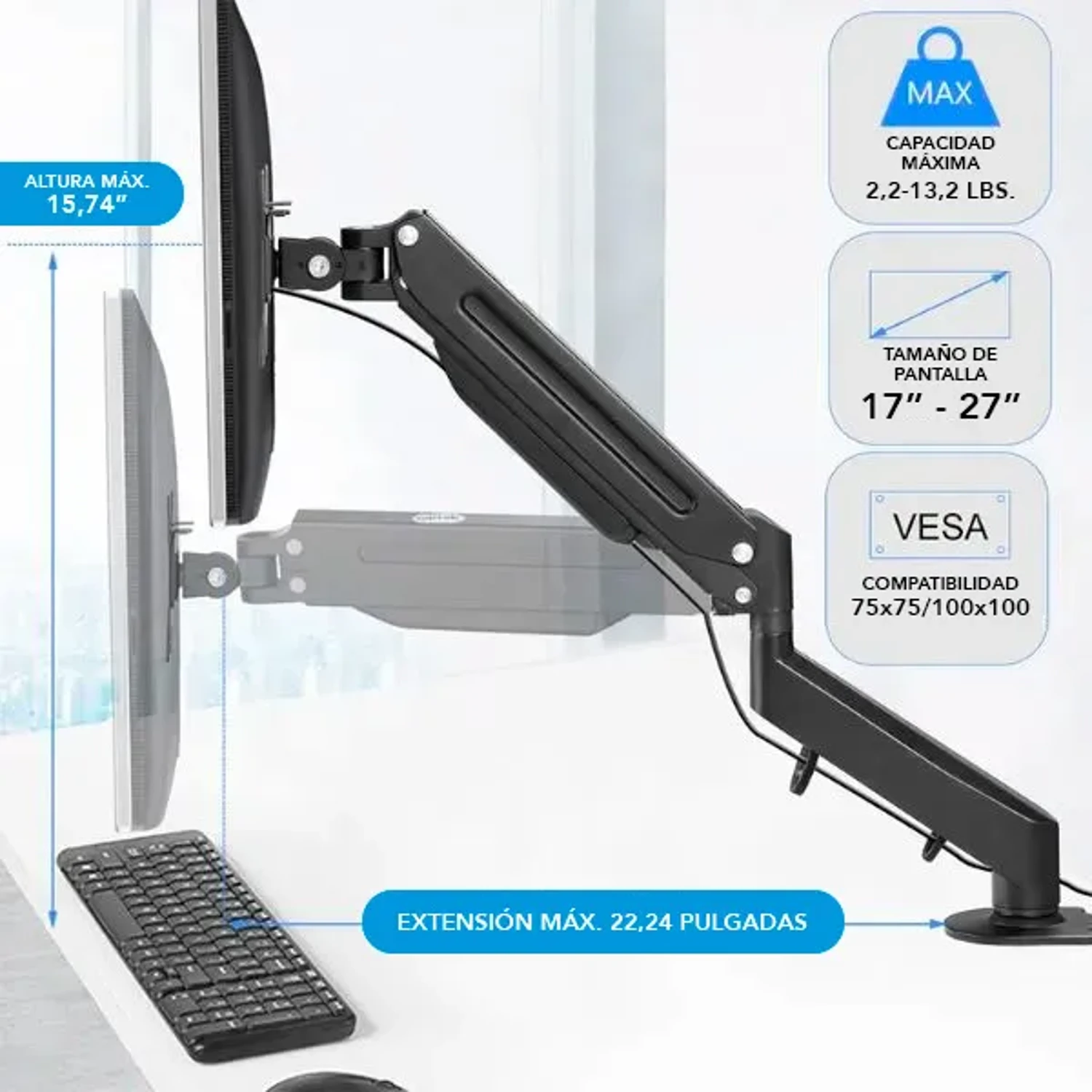 Soporte Articulado para Monitor de 27'' — foto 8