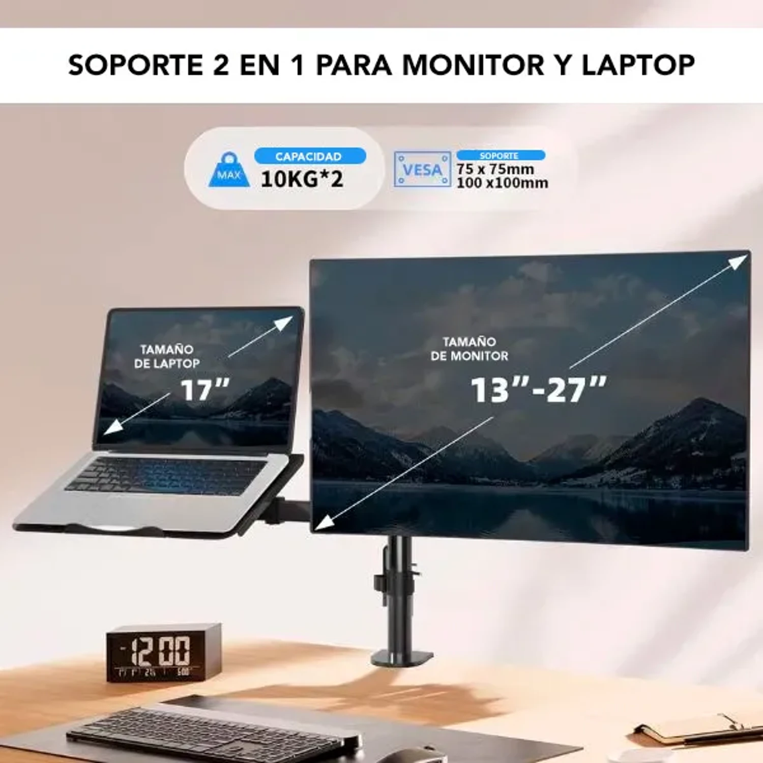 Soporte de Monitor de 27'' + Portatil — foto 8