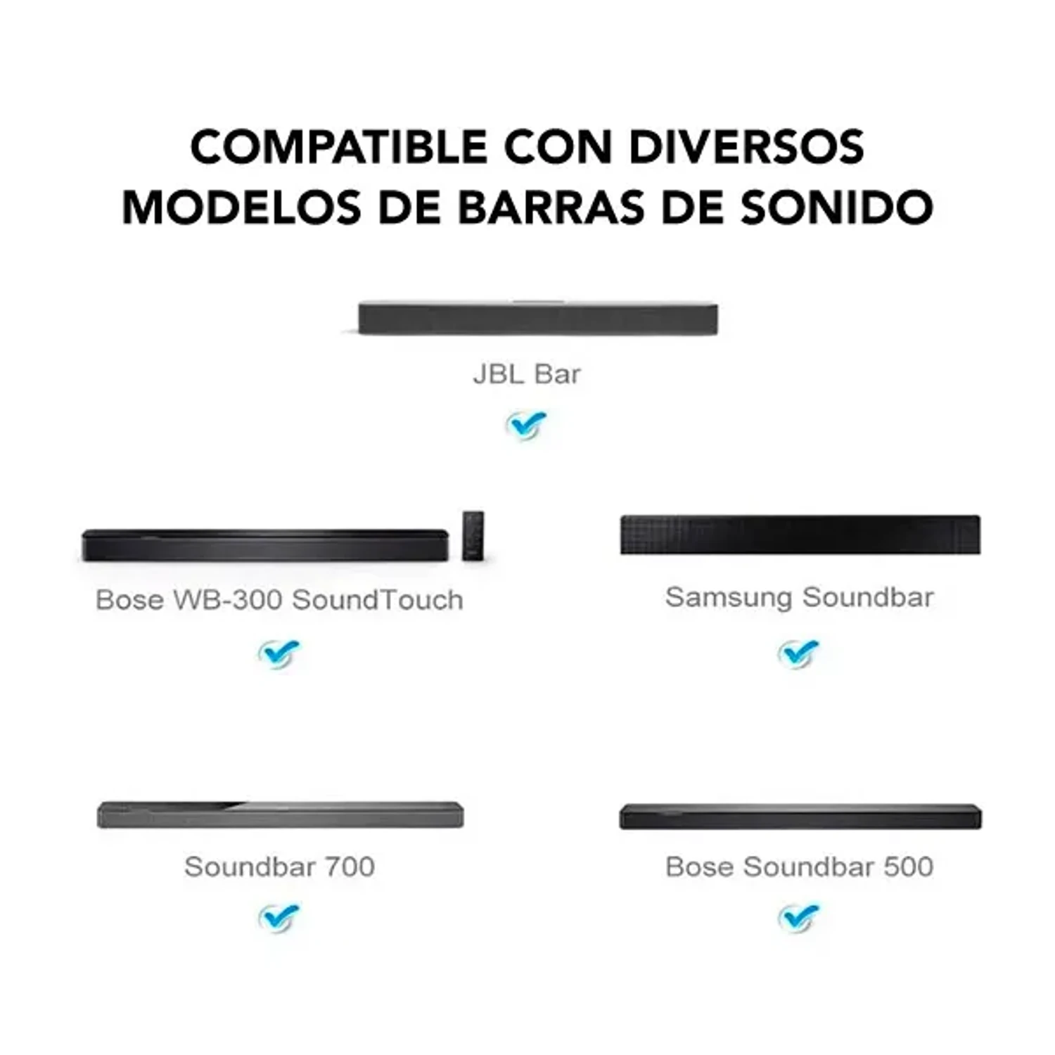 Soporte de Pared para Barra de Sonido — foto 4