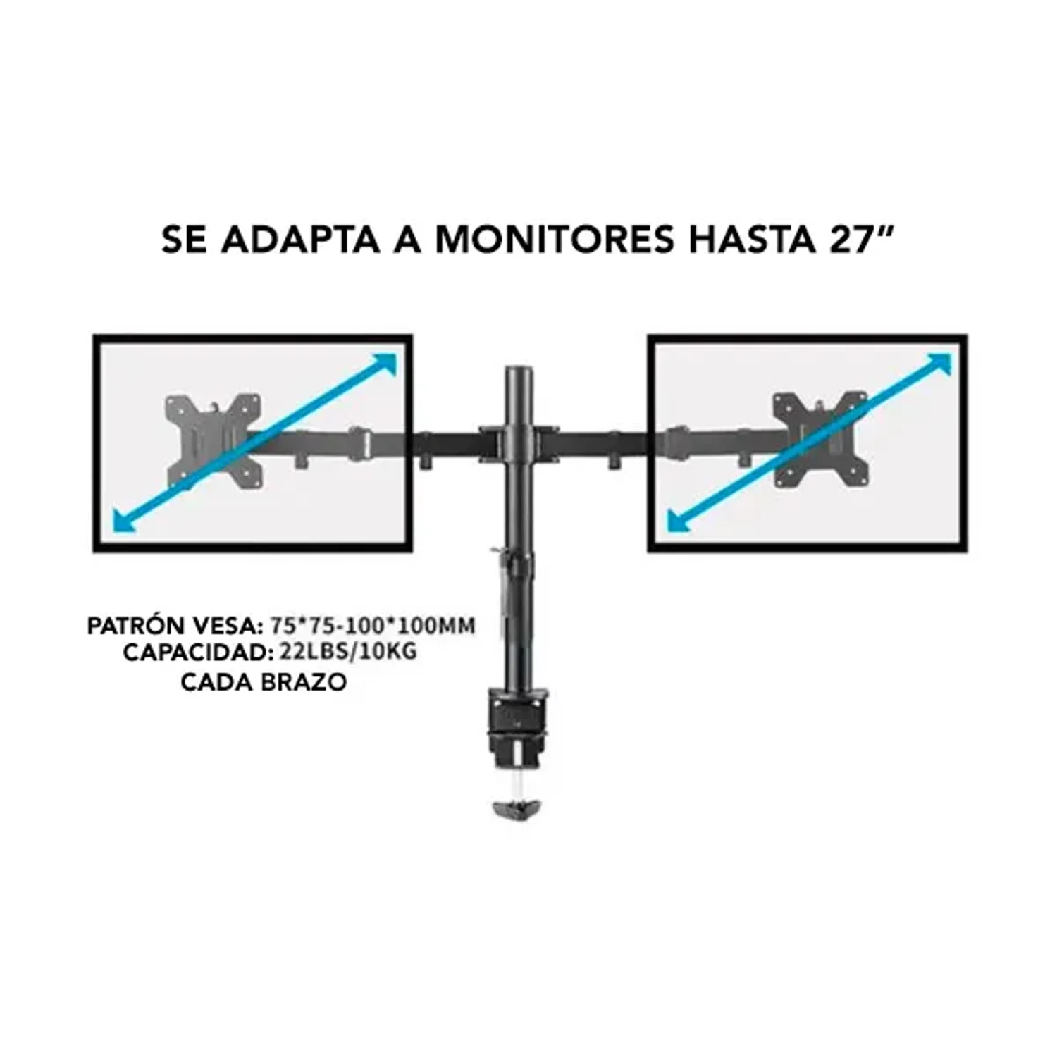Soporte Doble para Monitores de 27'' — foto 5