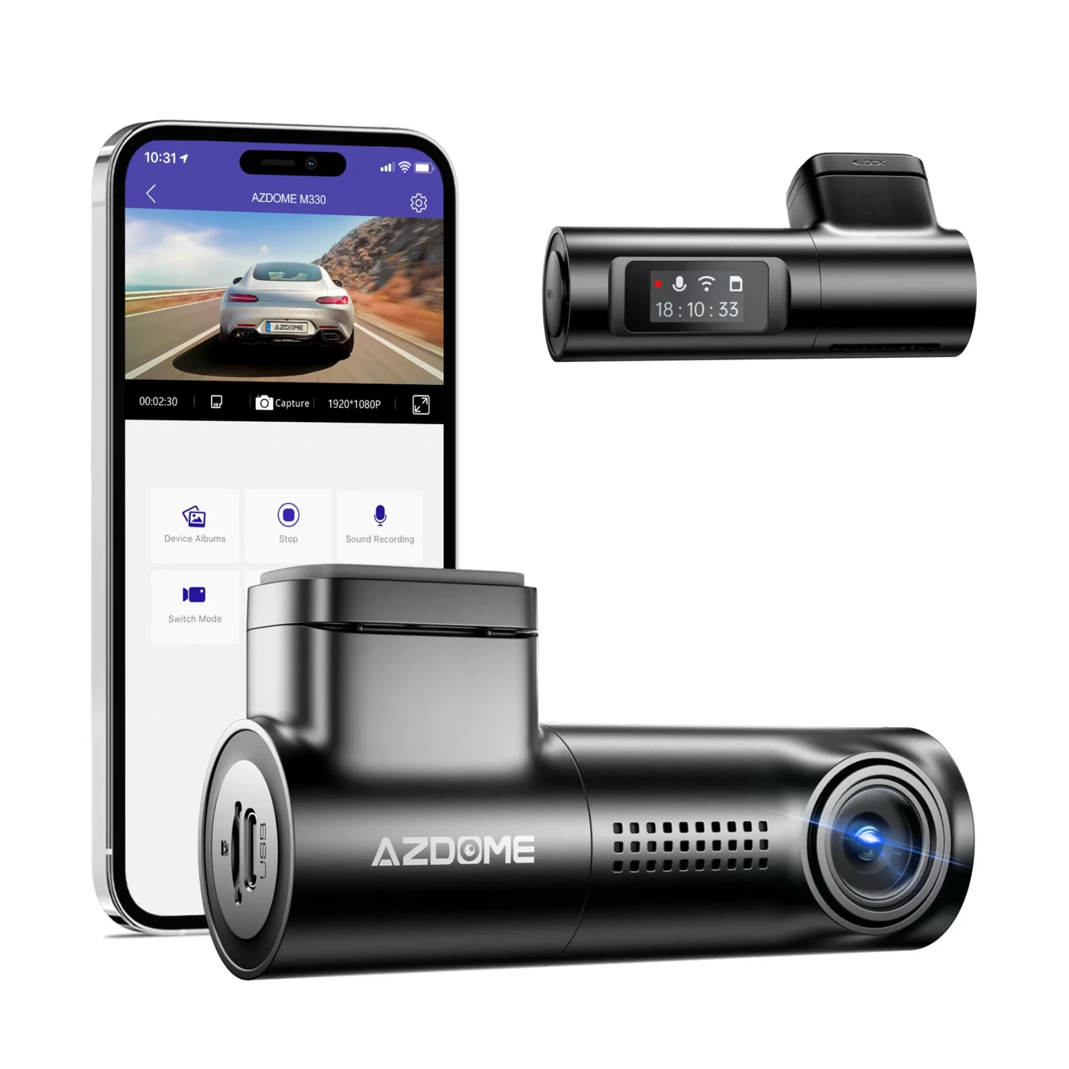 Dash Cam 1ch 1080P — foto 1
