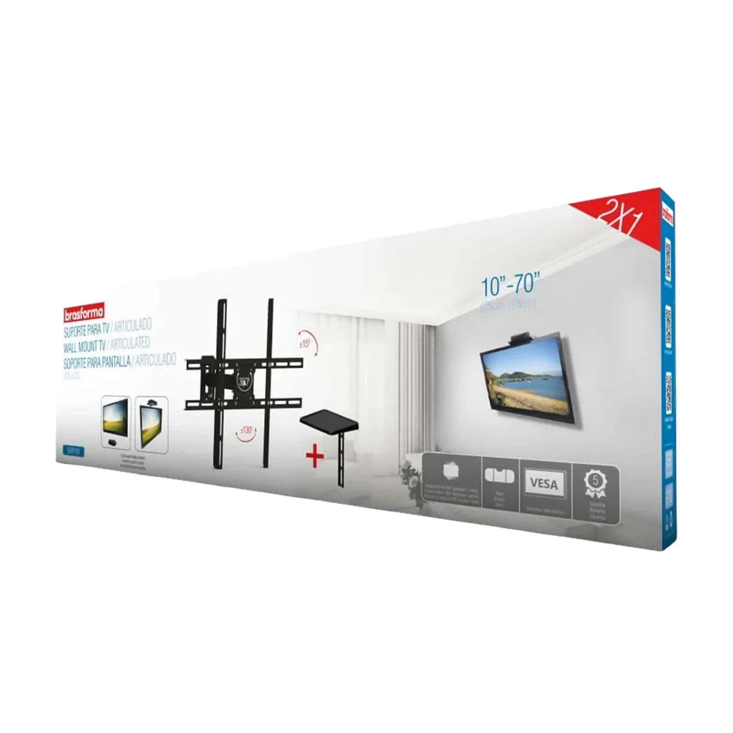 Soporte TV Articulado 10" a 70" — foto 2