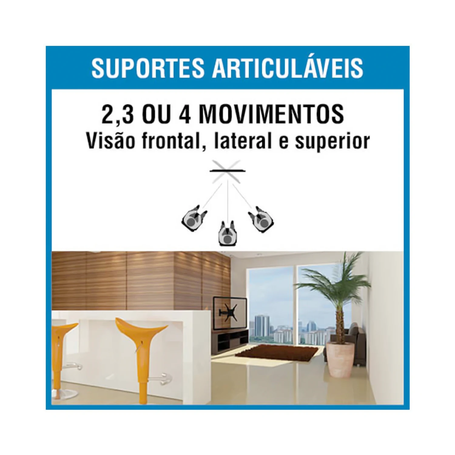Soporte TV Articulado 10" a 70" — foto 3